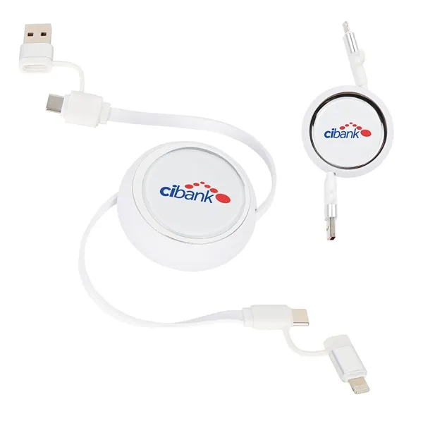 Item #EAC-MA26 Mach 4-in-1 100W PD 39- Retractable Charging Cable