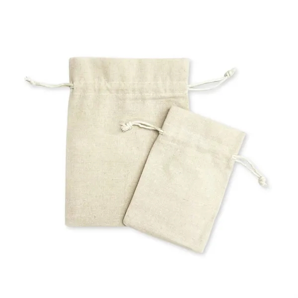 Secure and eco-friendly 4x6" cotton drawstring bag for all your small... from ASI 98766 Yanlee Trading Co Ltd