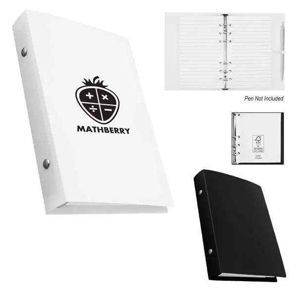 Frosted Recycled Refillable Notebook... from ASI 61125 Hit Promotional Products