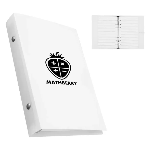 Frosted Recycled Refillable Notebook... from ASI 61125 Hit Promotional Products
