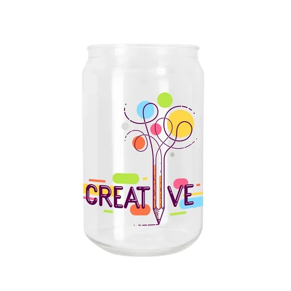 Item #CG16 Garyline® Can-Shaped RPET Glass - 16 oz.