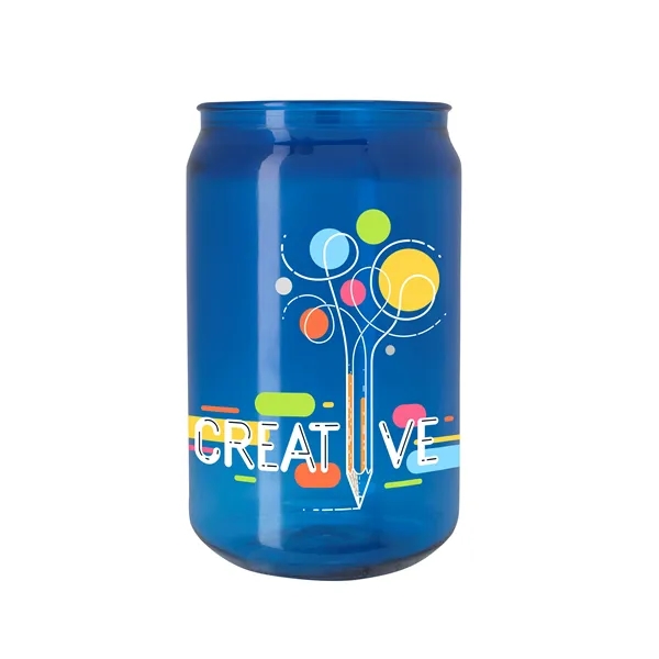 Item #CG16 Garyline® Can-Shaped RPET Glass - 16 oz.