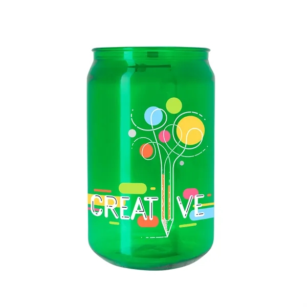 Item #CG16 Garyline® Can-Shaped RPET Glass - 16 oz.