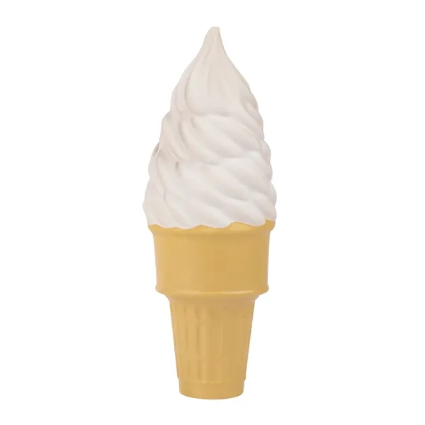 Item #SB332 Soft Serve Ice Cream Cone Shape Stress Ball