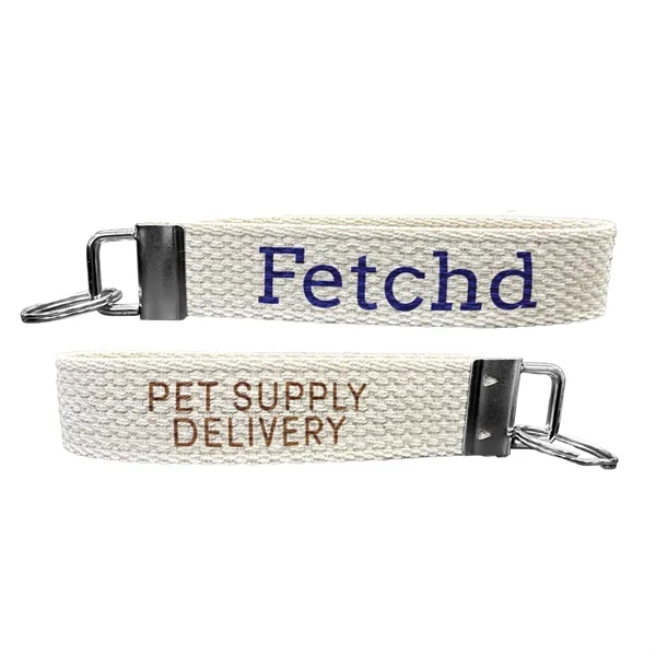 Durable 5" cotton canvas key strap with vibrant design and stylish... from ASI 92980 WOV-IN® / WOV-IN®