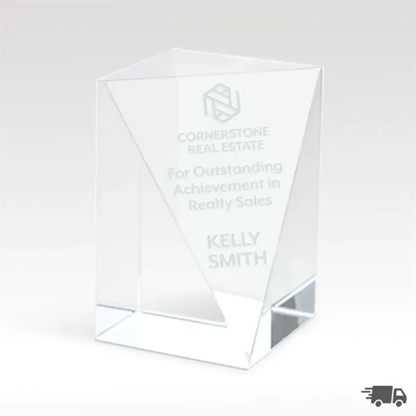 Optical crystal award with customization.... from ASI 93986 Visions/Awardcraft