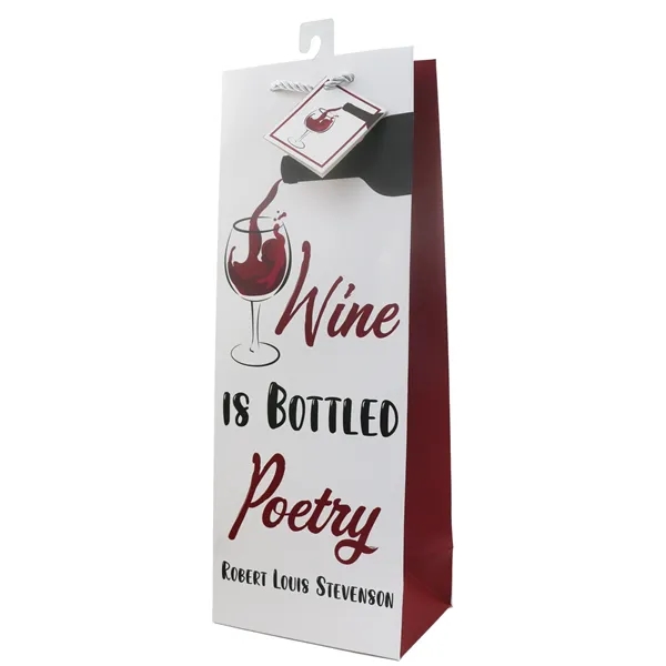 Everyday Wine Gift Bag Collection. Blank.... from ASI 55450 Franmara Inc