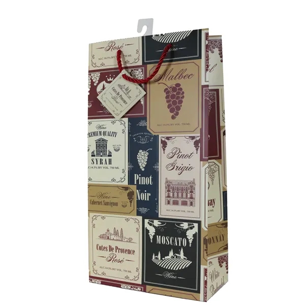 Everyday Wine Gift Bag Collection. Blank.... from ASI 55450 Franmara Inc