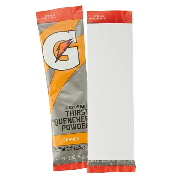 Single serve Gatorade® Packet measuring 1.375" x .375" x 5.625" with... from ASI 71685 Midnite Snax®