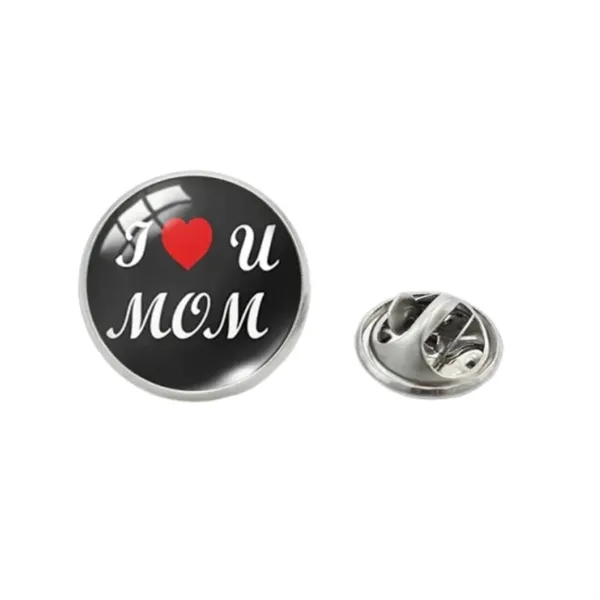 0.98-inch round butterfly clutch epoxy pin plus full color epoxy dome... from ASI 37218 Athena Promo (tm)