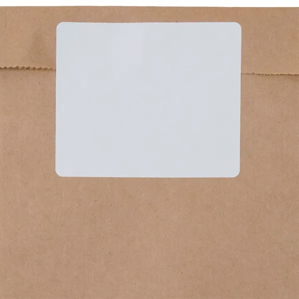 Full-Color adhesive labels can be customized and used to seal products.... from ASI 37940 Bag Makers Inc