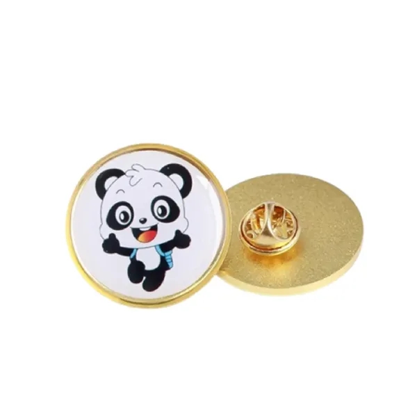 1.57-inch round epoxy dome lapel badge plus full color epoxy dome... from ASI 37218 Athena Promo (tm)
