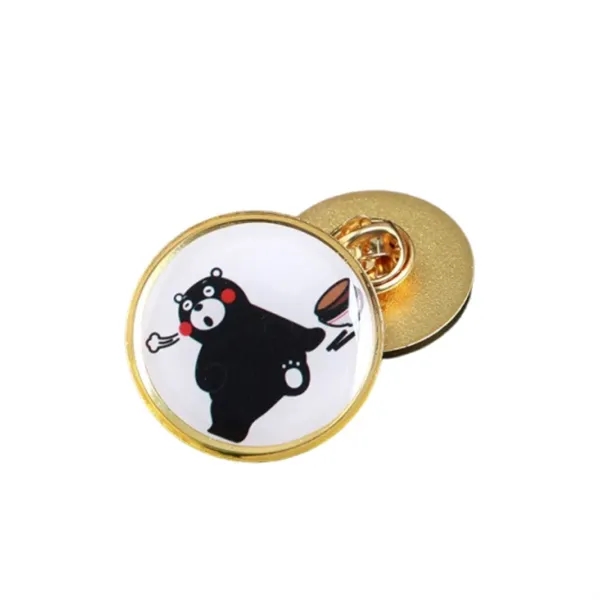 1.57-inch round epoxy dome lapel badge plus full color epoxy dome... from ASI 37218 Athena Promo (tm)