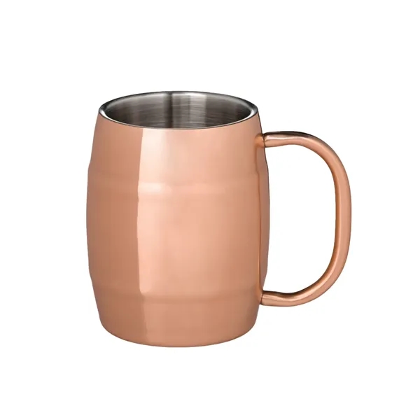 Copper plated moscow mule mug of 14 oz. capacity with 1... from ASI 37218 Athena Promo (tm)