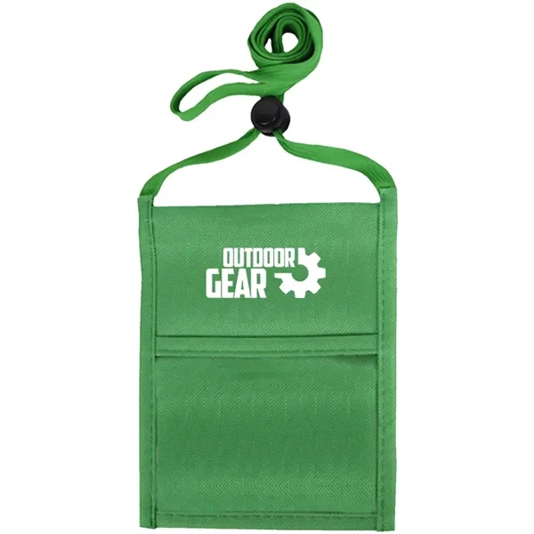 Single pocket neck wallet with adjustable lanyard.... from ASI 39552 BEL Promo