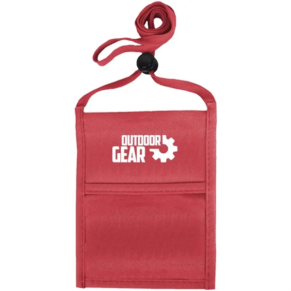 Single pocket neck wallet with adjustable lanyard.... from ASI 39552 BEL Promo