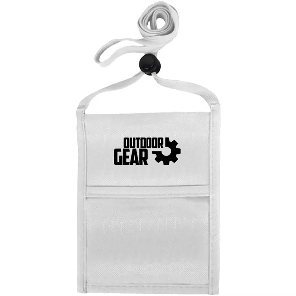 Single pocket neck wallet with adjustable lanyard.... from ASI 39552 BEL Promo