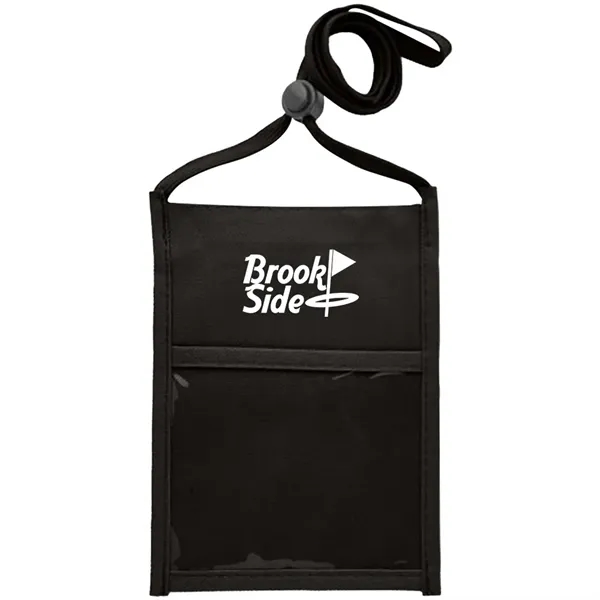 Double window neck wallet with adjustable lanyard.... from ASI 39552 BEL Promo