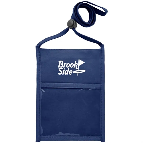 Double window neck wallet with adjustable lanyard.... from ASI 39552 BEL Promo
