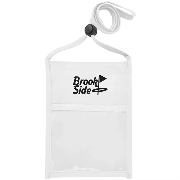 Double window neck wallet with adjustable lanyard.... from ASI 39552 BEL Promo