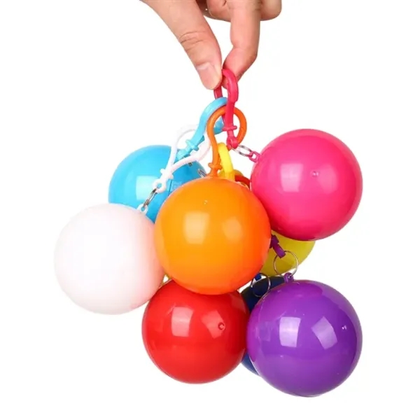 Compact, bright sphere holds a disposable raincoat for instant, portable rain... from ASI 98766 Yanlee Trading Co Ltd