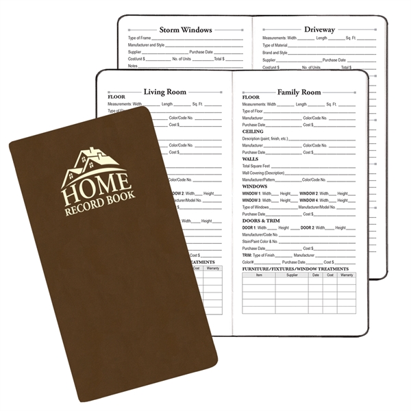 Saddle-stitched, Home Record Book with a canyon cover.... from ASI 76575 Payne Publishers Inc