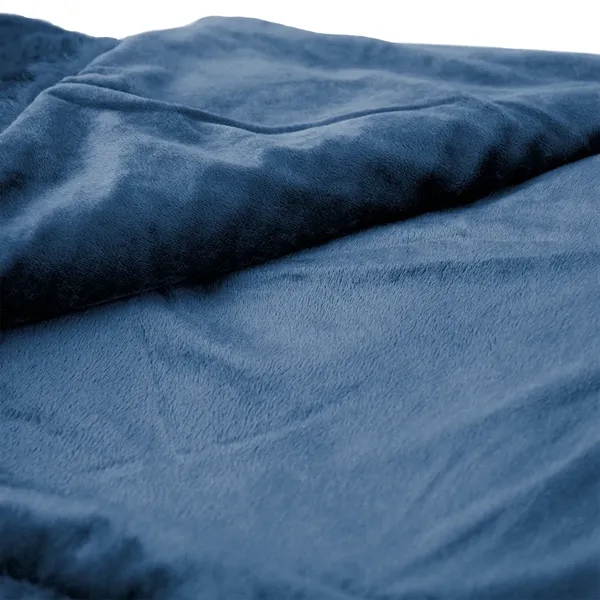 Faux Fur rPET Bubble Blanket... from ASI 61125 Hit Promotional Products