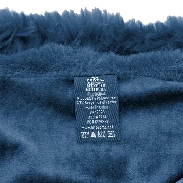 Faux Fur rPET Bubble Blanket... from ASI 61125 Hit Promotional Products