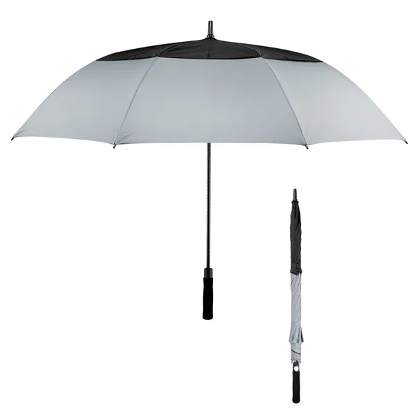 60" Arc Vented Umbrella with 100% rPET canopy... from ASI 61125 Hit Promotional Products