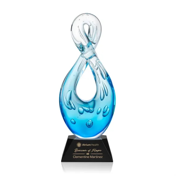 The Utopia Award features a striking, teardrop-inspired loop that twists upward... from ASI 84592 St Regis Group / St Regis