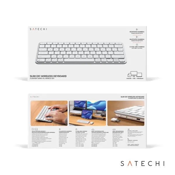 The Satechi EX1 Wireless Keyboard features a slim, minimalist layout perfect... from ASI 84592 St Regis Group