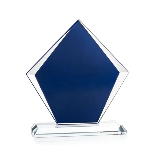 A magnificent Starfire award with a centered Sapphire accent and mounted... from ASI 84592 St Regis Group / St Regis