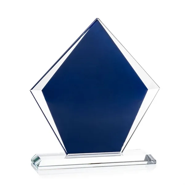 A magnificent Starfire award with a centered Sapphire accent and mounted... from ASI 84592 St Regis Group / St Regis