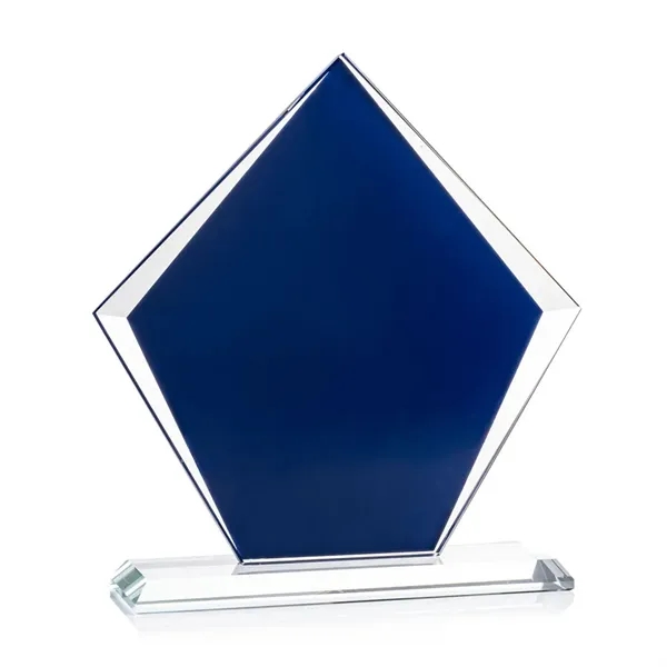 A magnificent Starfire award with a centered Sapphire accent and mounted... from ASI 84592 St Regis Group / St Regis