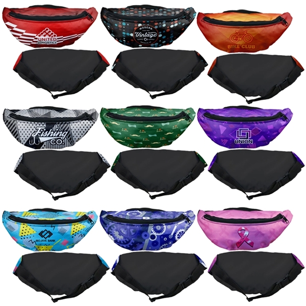 Revive 80s charm with our USA-made Full-Color Fanny Packs! Durable, vibrant,... from ASI 67557 LimeLight Ent