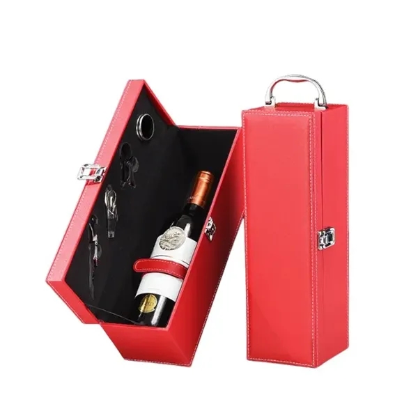 PU Leather wine case with kit protects, showcases, & includes accessories... from ASI 98766 Yanlee Trading Co Ltd