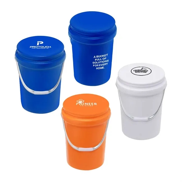 5-gallon bucket-shaped stress reliever made of PU foam.... from ASI 63549 Jornik Manufacturing Corp