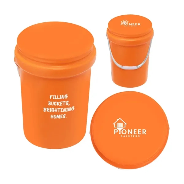 5-gallon bucket-shaped stress reliever made of PU foam.... from ASI 63549 Jornik Manufacturing Corp