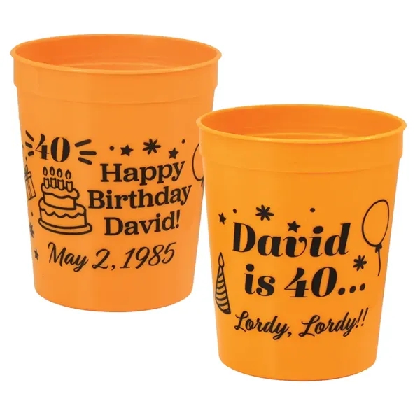 16 oz. Smooth Custom Party Cup