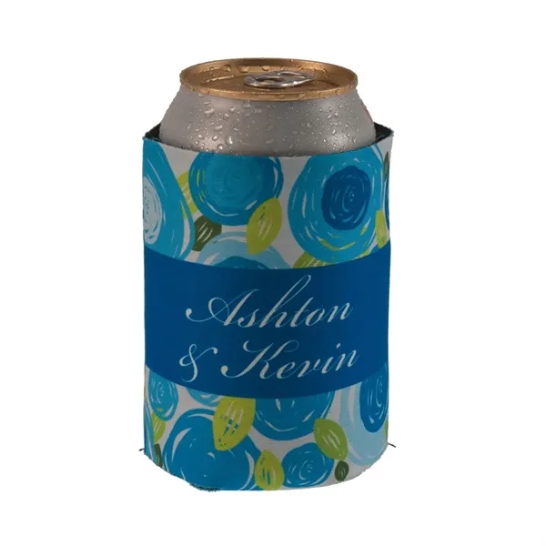 Full Color Wedding Can Cooler