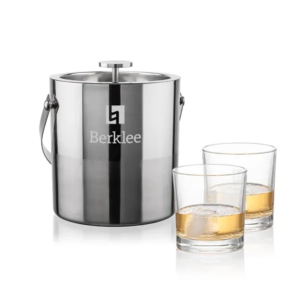 The Catania Ice Bucket with On-the-Rocks Set brings refined style and... from ASI 84592 St Regis Group