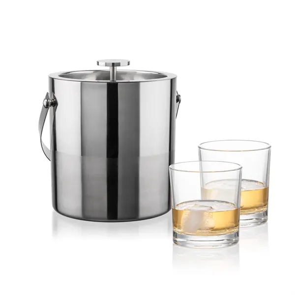 The Catania Ice Bucket with On-the-Rocks Set brings refined style and... from ASI 84592 St Regis Group