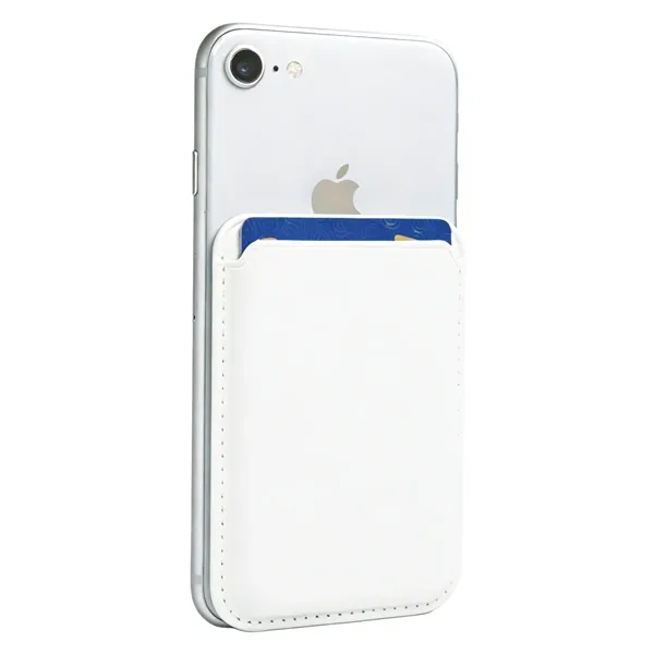 leatherette magsafe magnetic smartphone wallet and room for 2-3 cards.... from ASI 57655 STOPNGO Line