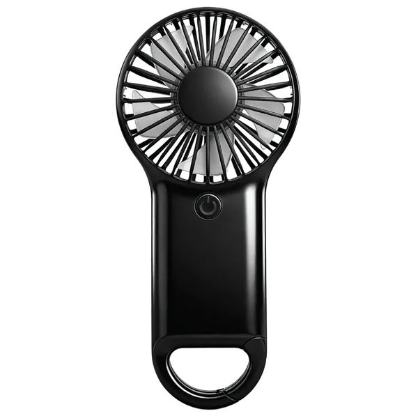 Handheld mini fan with carabiner clip and batteries... from ASI 57655 STOPNGO Line