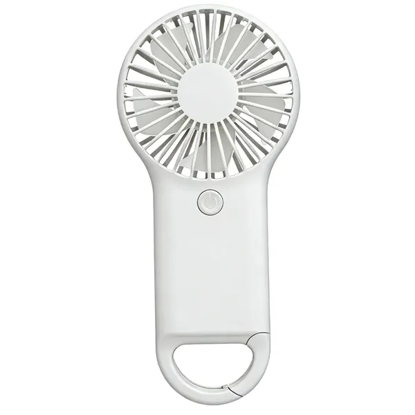Handheld mini fan with carabiner clip and batteries... from ASI 57655 STOPNGO Line