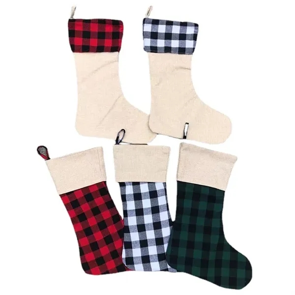 Rustic jute-look stocking with ample space for gifts, in neutral taupe... from ASI 98766 Yanlee Trading Co Ltd