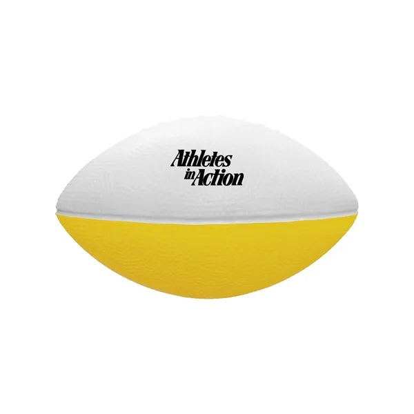 7" two-toned foam football that's soft, durable, and ideal for promoting... from ASI 98360 WOWLine