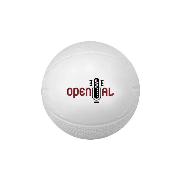 4 1/4" mini vinyl basketball with re-inflatable athletic valve for long-lasting... from ASI 98360 WOWLine