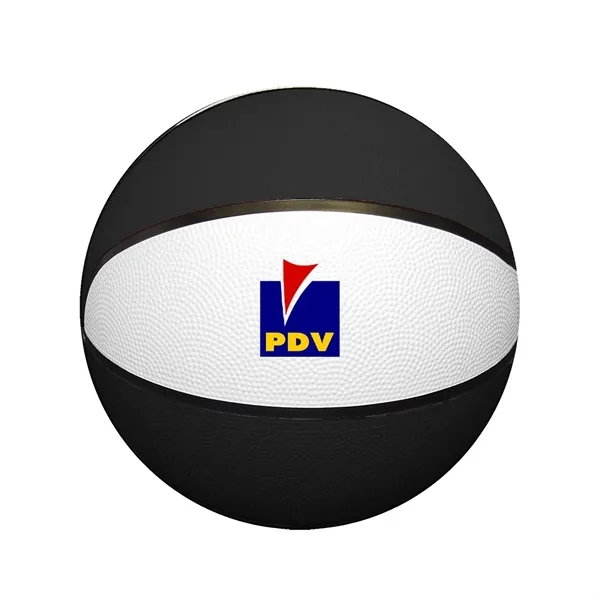 7" Mid-Size Two Tone Rubber Basketball with athletic valve.... from ASI 98360 WOWLine