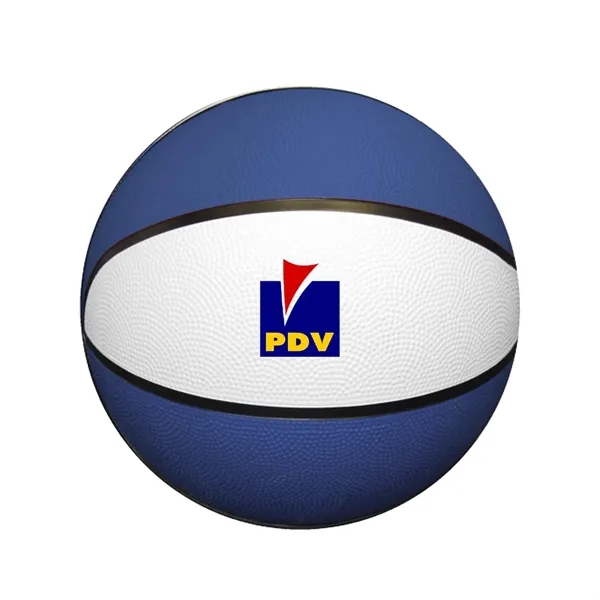7" Mid-Size Two Tone Rubber Basketball with athletic valve.... from ASI 98360 WOWLine